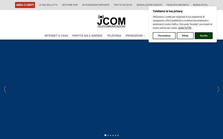 Screenshot of jcomwifi.it