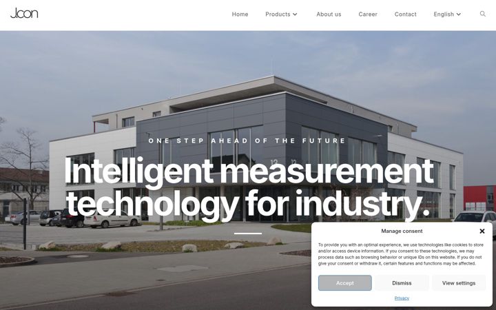 Screenshot of jcon-gmbh.com