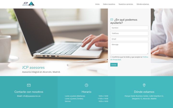 Screenshot of jcpasesores.es