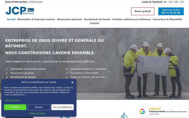 Screenshot of jcperrinetfils37.fr