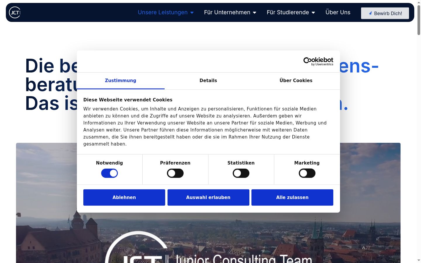 Sutikimo reklamjuostės, rodytos prieš bet kokią sąveiką, ekrano kopija