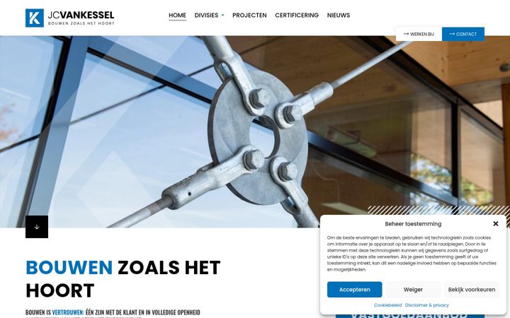 Screenshot of jcvankessel.nl