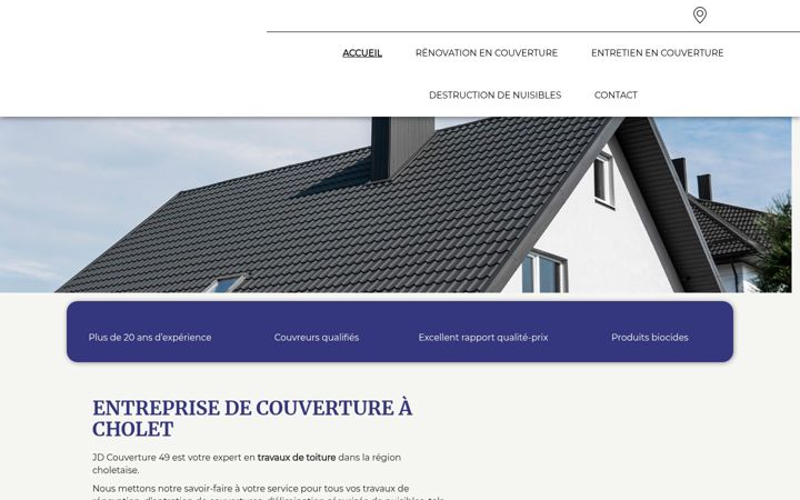 Screenshot of jd-couverture49.fr