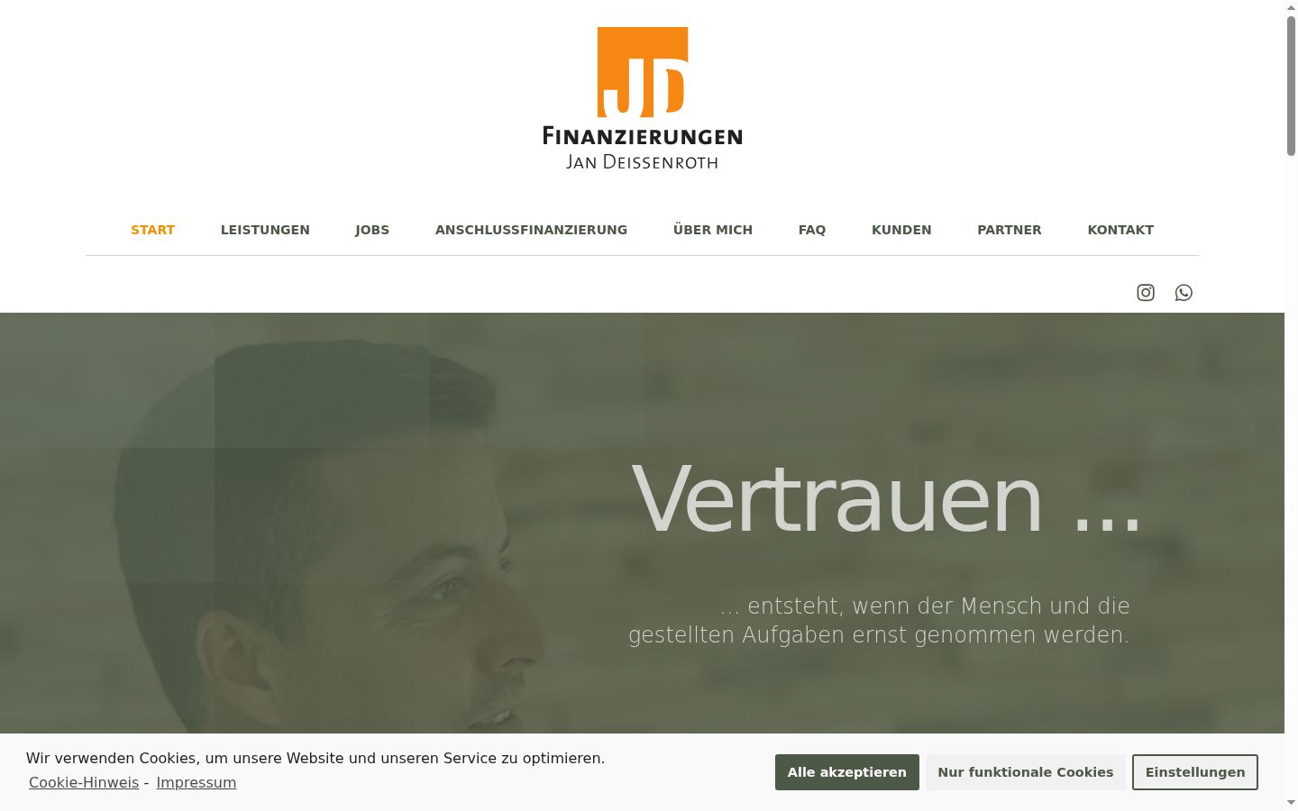 Screenshot tal-banner tal-kunsens muri qabel kwalunkwe interazzjoni
