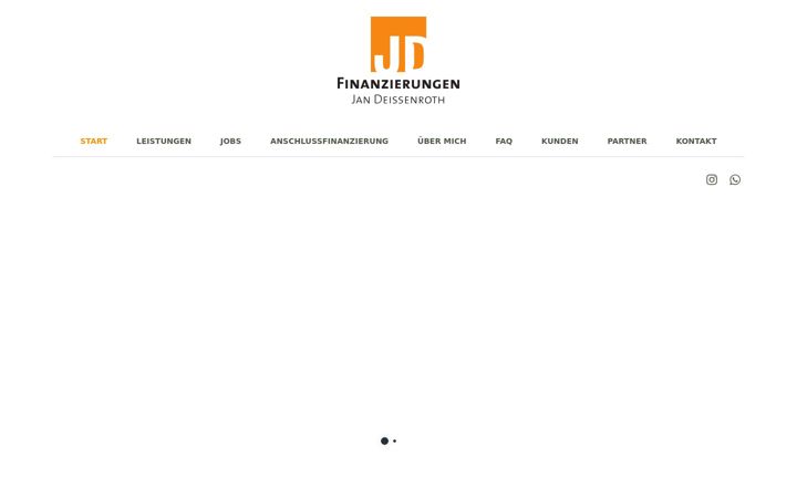 Screenshot of jd-finanzierungen.de