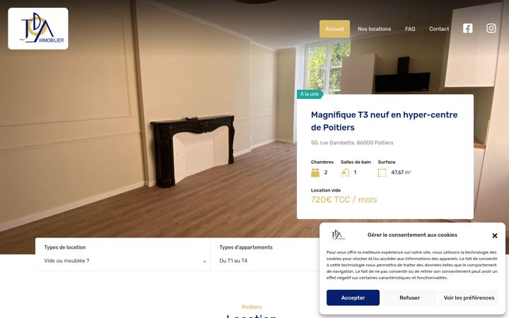 Screenshot of jdaimmobilier.fr