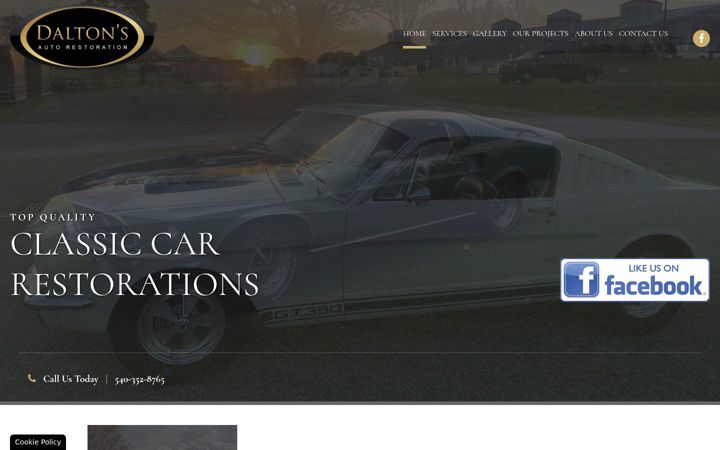 Screenshot of jdaltonautoservices.com