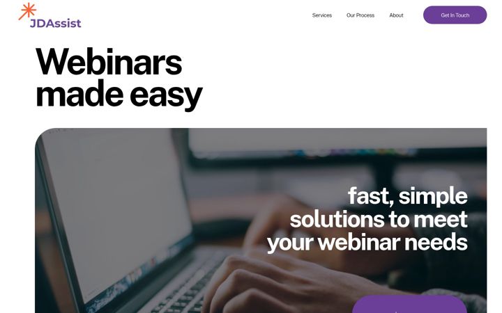 Screenshot of jdassist.com