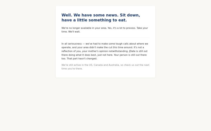 Screenshot of jdate.com