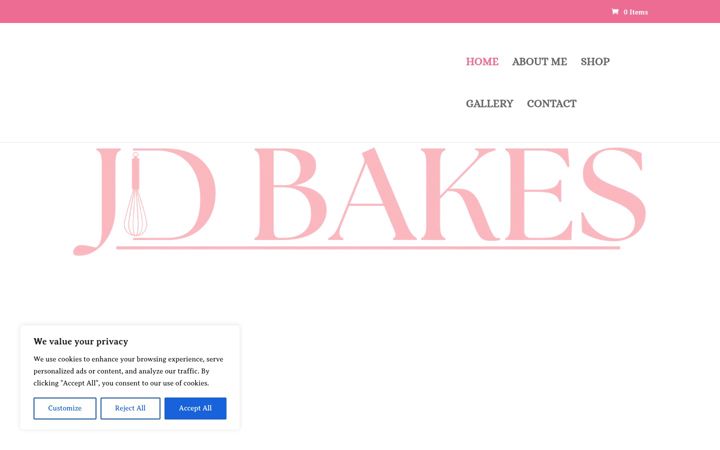 Screenshot of jdbakes.co.uk