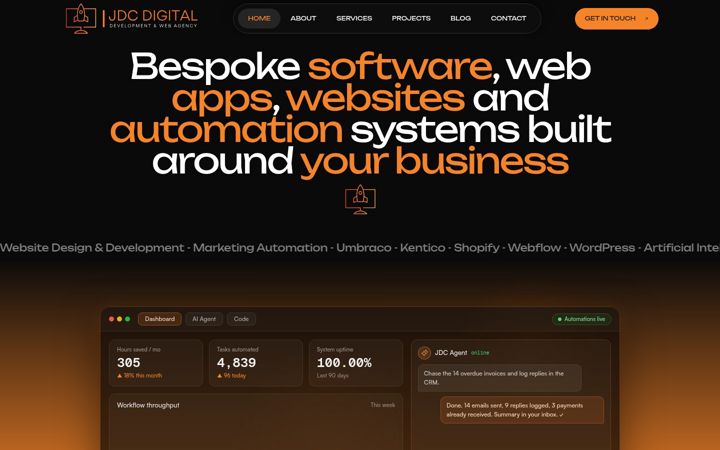 Screenshot of jdc-digital.co.uk