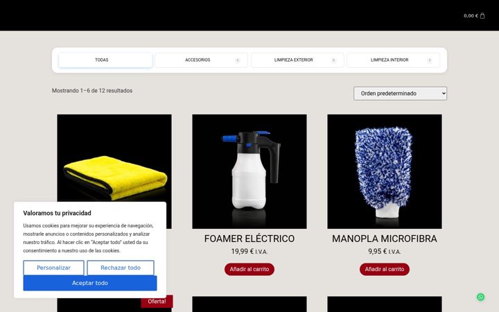 Screenshot of jdcardetailingshop.com