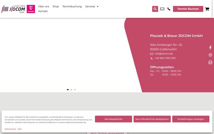 Screenshot of jdcom.de