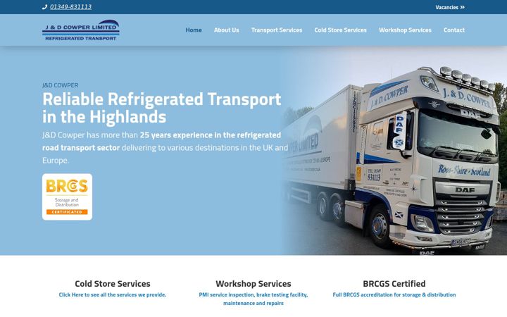 Screenshot of jdcowper.co.uk