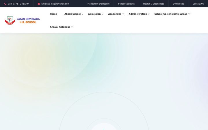 Screenshot of jddhs.org