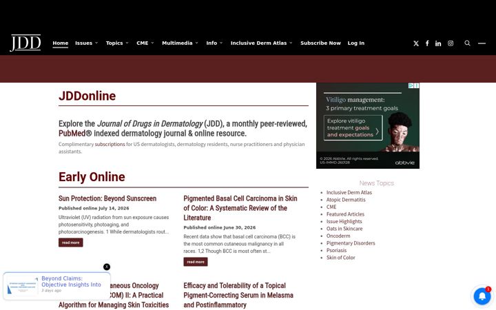 Screenshot of jddonline.com