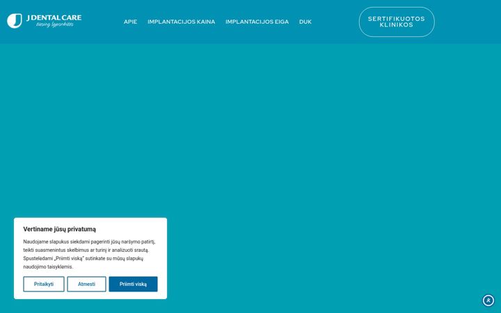 Screenshot of jdentalcare.lt