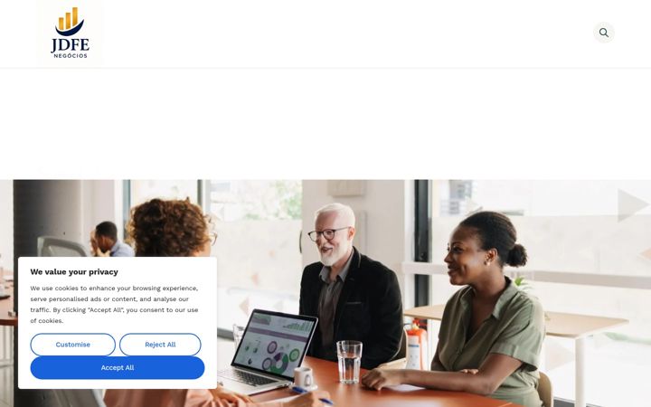 Screenshot of jdfe.com.br