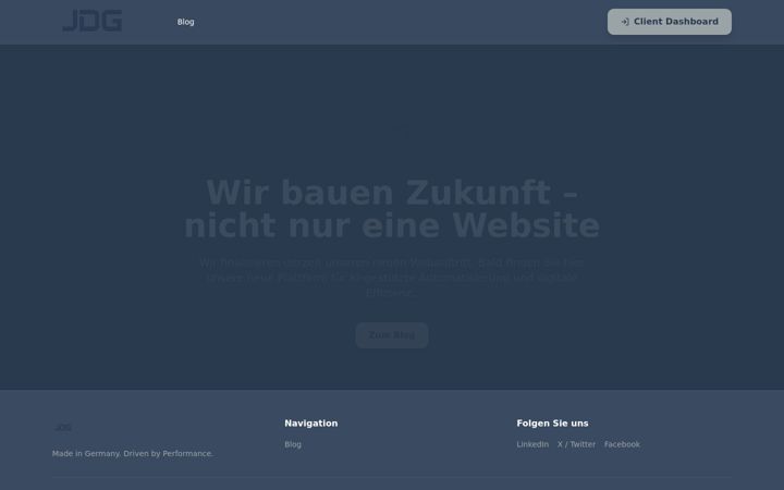 Screenshot of jdg-solutions.com