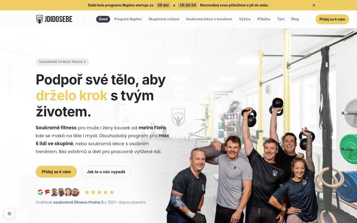 Screenshot of jdidosebe.cz