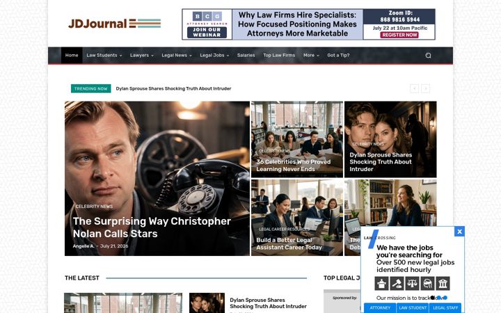 Screenshot van jdjournal.com