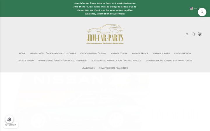 Screenshot of jdm-car-parts.com