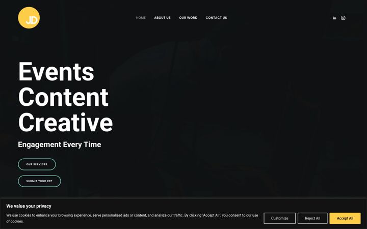 Screenshot of jdmarketing.co.uk