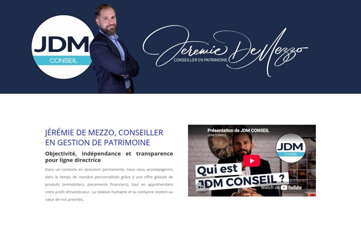 Screenshot of jdmconseil.com