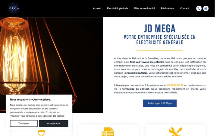 Screenshot of jdmega.be