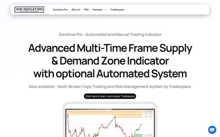 Screenshot of jdmindicators.com