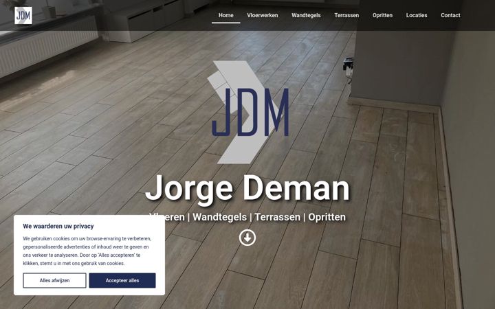 Screenshot of jdmtegelwerken.be