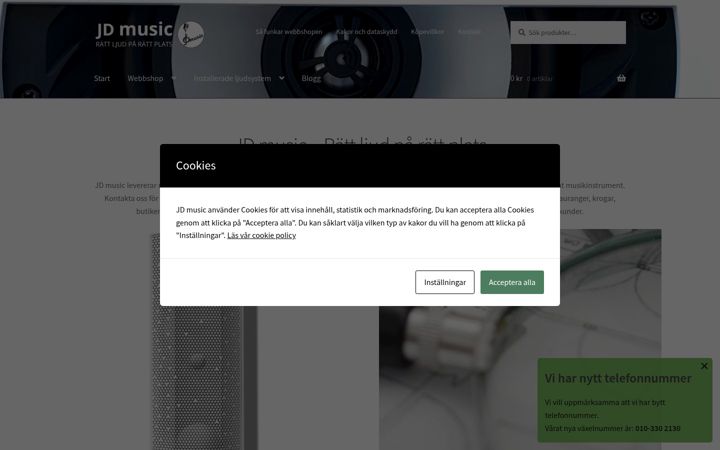Screenshot of jdmusic.se