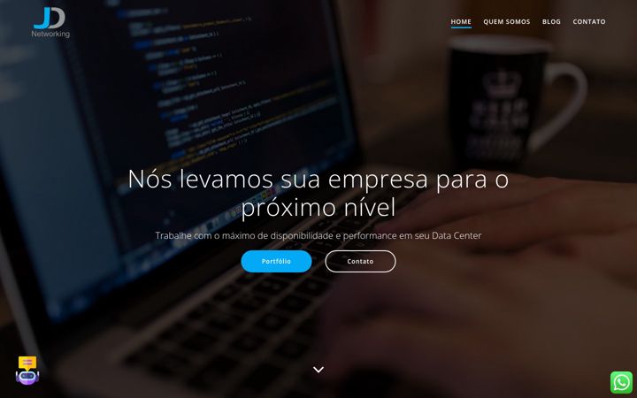 Screenshot of jdnetworking.com.br