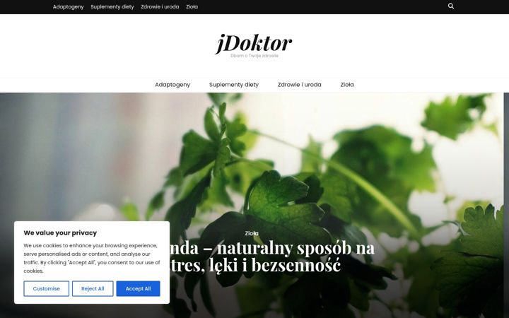Screenshot of jdoktor.pl