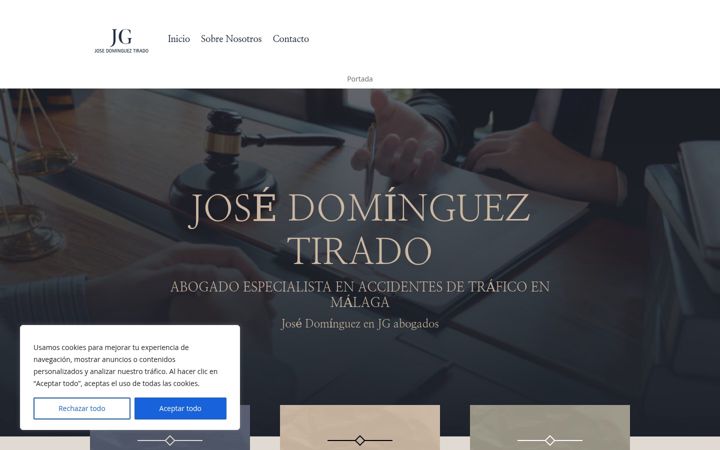 Screenshot of jdominguez-jgabogados.com
