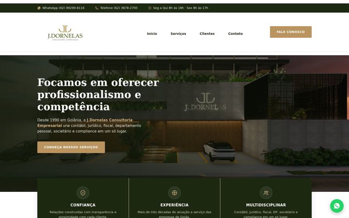 Screenshot of jdornelas.com.br