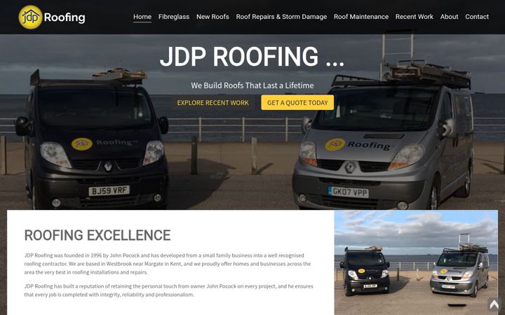 Screenshot of jdproofing.co.uk