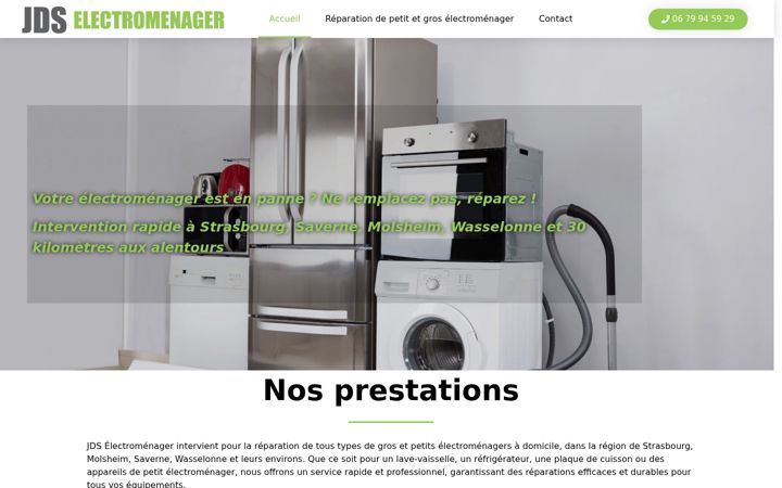 Screenshot of jds-electromenager.fr