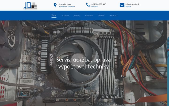 Screenshot of jdservice.sk