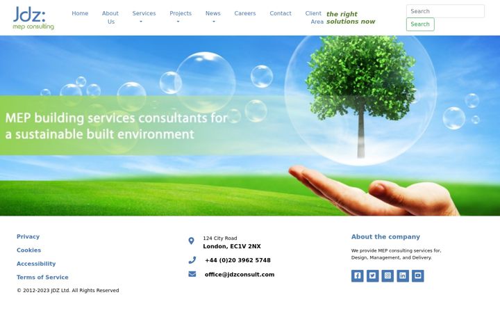 Screenshot of jdzconsult.com