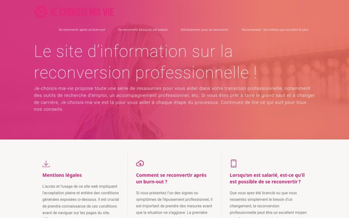 Screenshot of je-choisis-ma-vie.fr