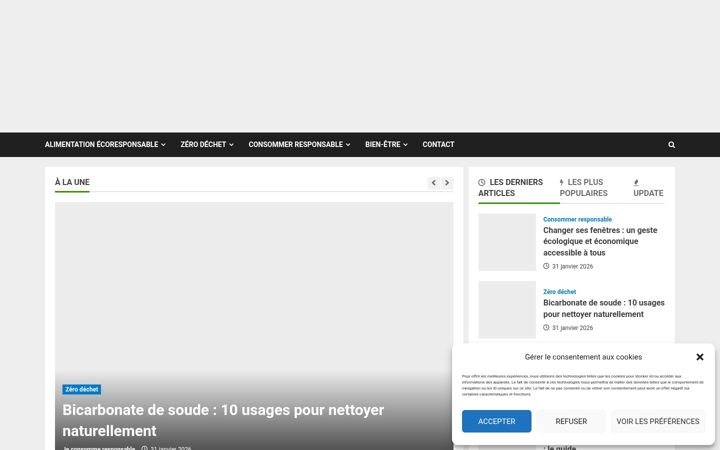 Screenshot of je-consomme-responsable.com