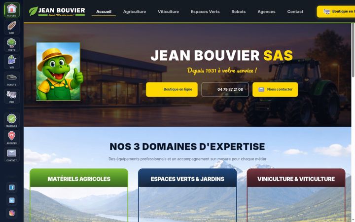 Screenshot of jean-bouvier.fr