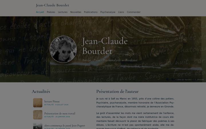 Screenshot of jean-claude-bourdet.fr