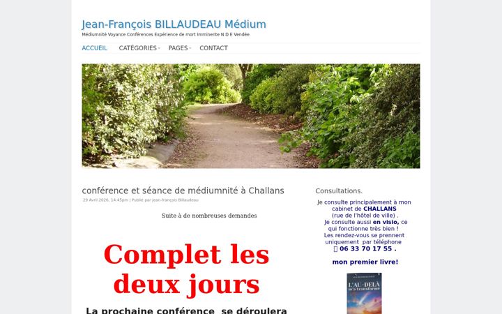 Screenshot of jean-francois-billaudeau.com