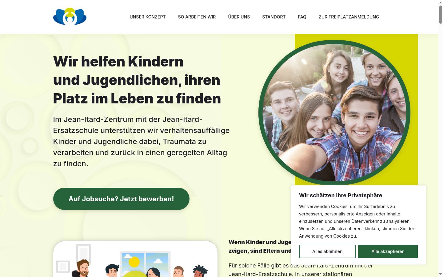 Ekrānuzņēmums ar piekrišanas baneri, kas tika rādīts pirms jebkādas mijiedarbības