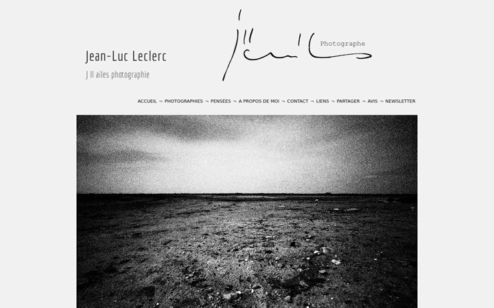 Screenshot of jean-lucleclerc.com