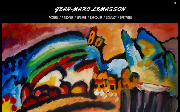 Screenshot of jean-marclemasson.com