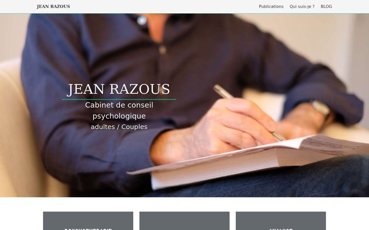 Screenshot of jean-razous.com
