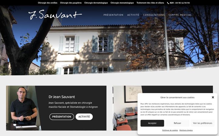 Screenshot of jean-sauvant.com